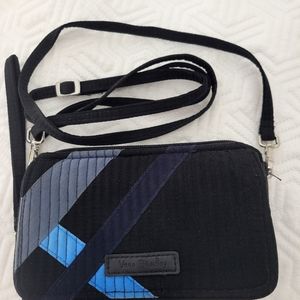 Vera Bradley Cotton All in One Crossbody Purse with RFID Protection